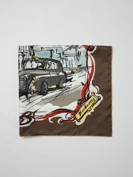 Burberry Neck Scarf Men Brown
