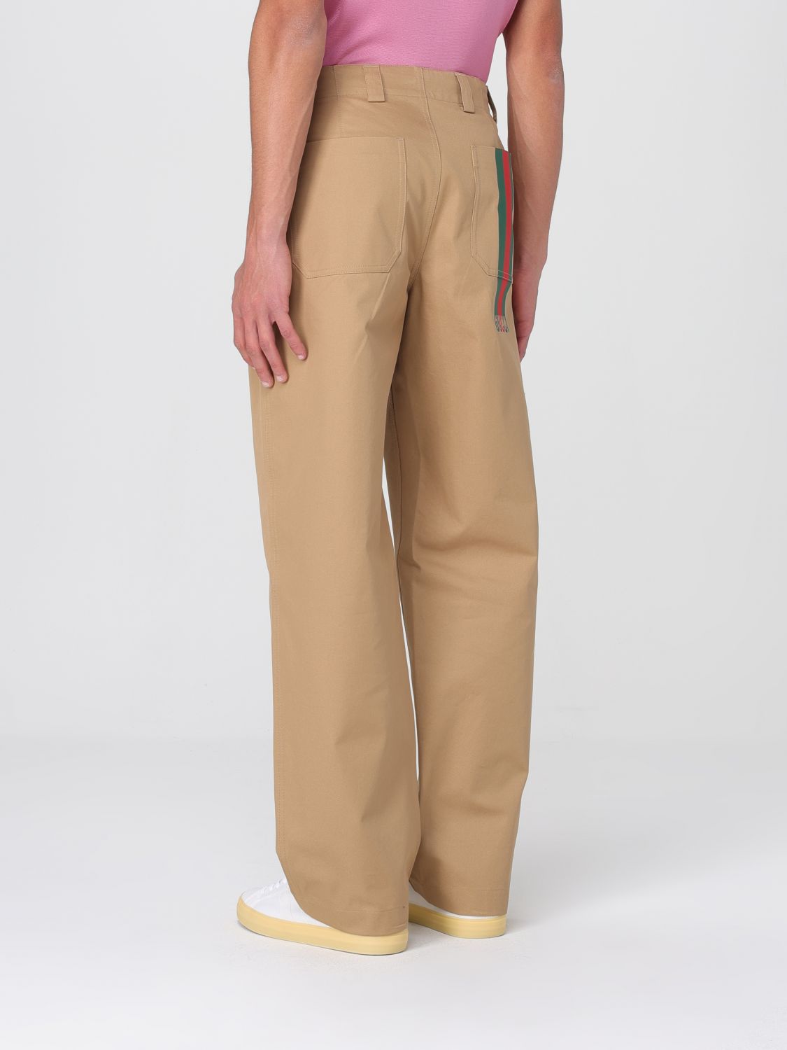 Gucci Pants Men Beige