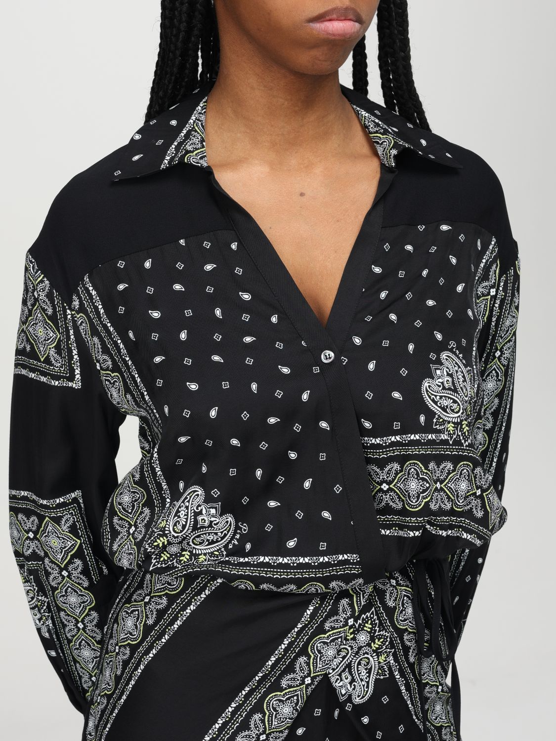 Pinko Dress Woman Black