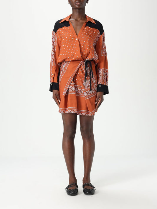 Pinko Dress Woman Brown