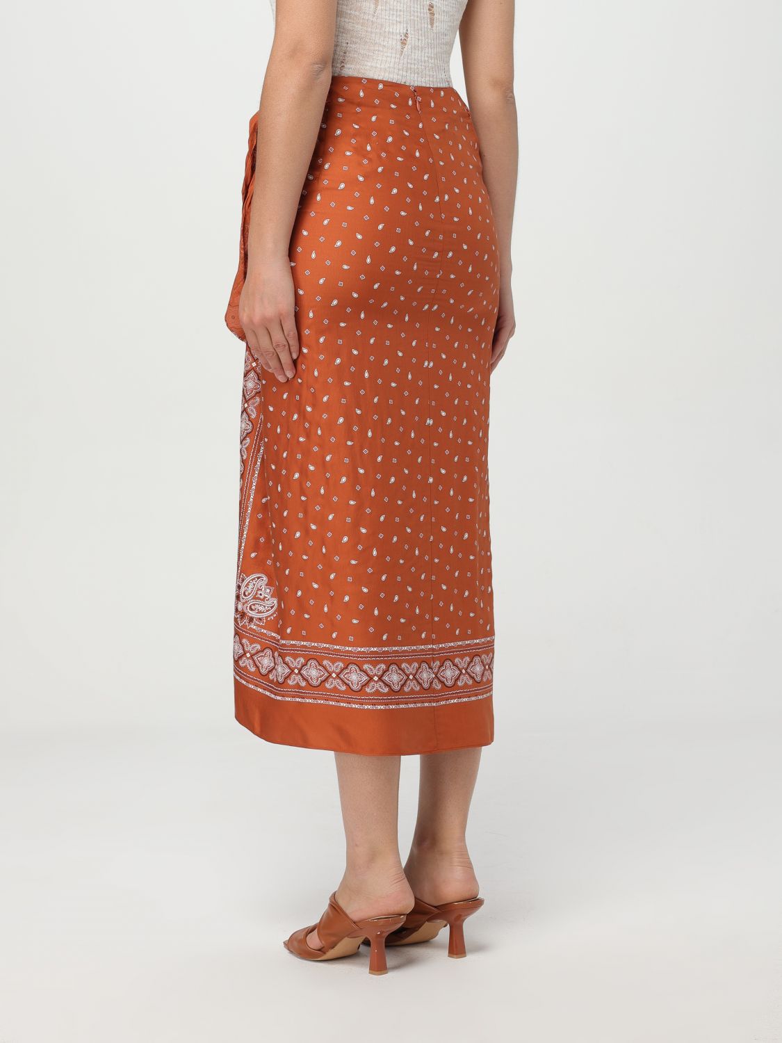 Pinko Skirt Woman Burnt