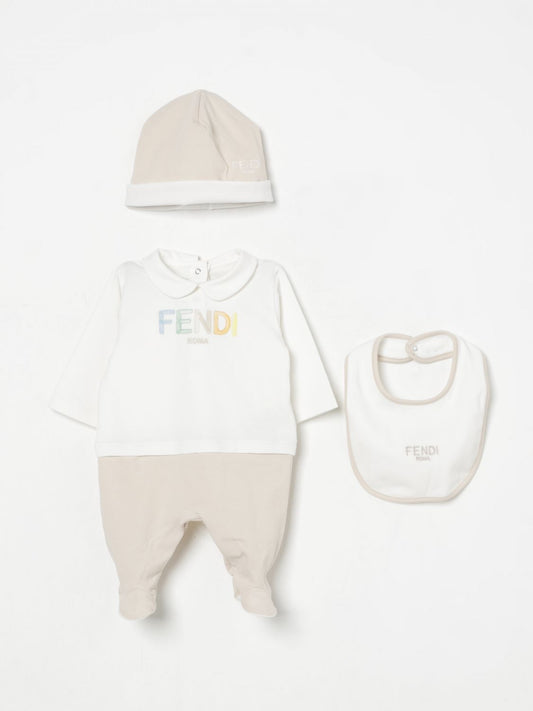 Fendi Jumpsuit Kids Beige