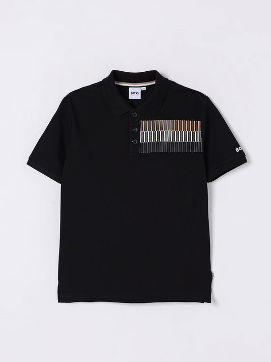 Boss Polo Shirt Kids Black