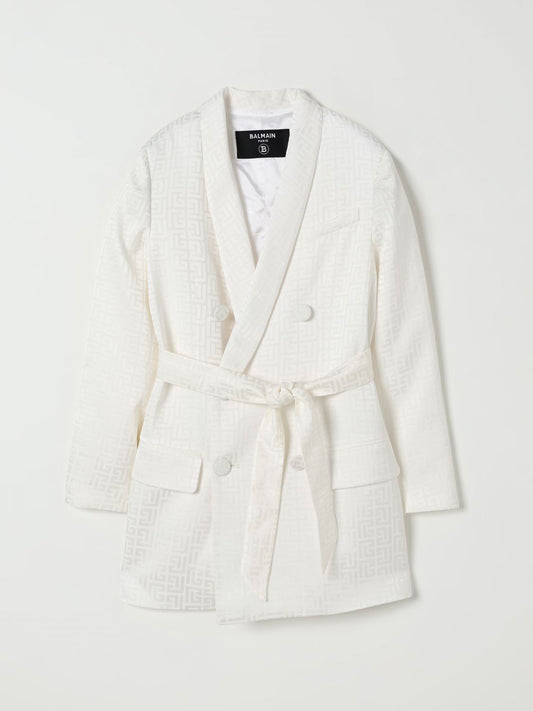 Balmain Jacket Kids Yellow Cream