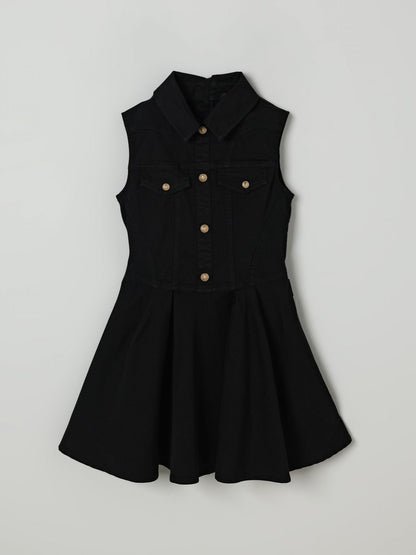 Balmain Dress Kids Black
