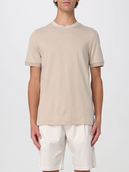 Boss T Shirt Men Beige