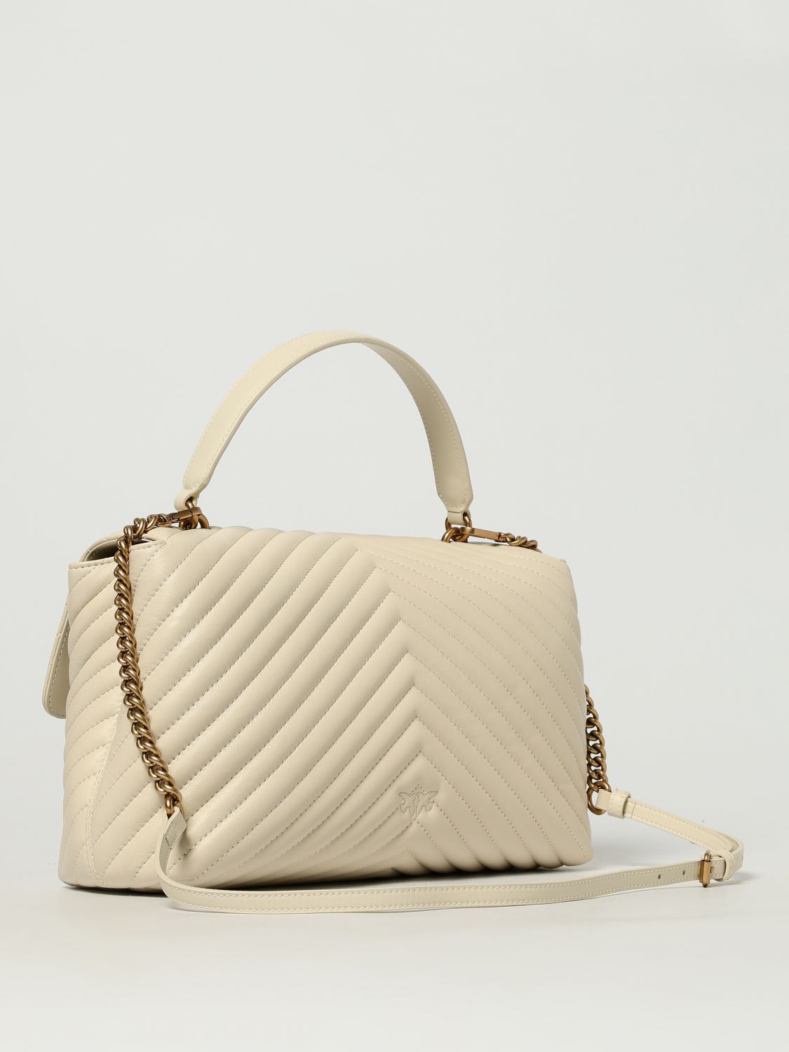 Pinko Handbag Woman Beige