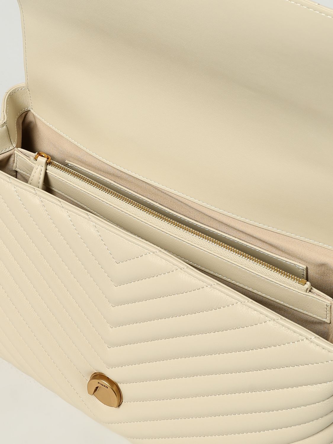 Pinko Handbag Woman Beige
