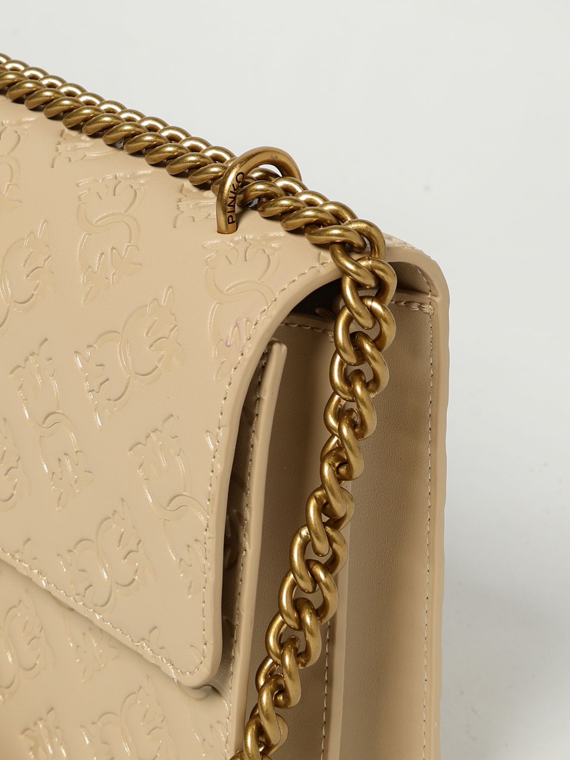 Pinko Handbag Woman Beige