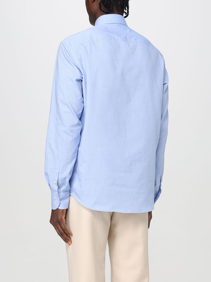 Valentino Shirt Men Gnawed Blue