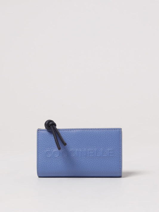 Coccinelle Wallet Woman Gnawed Blue