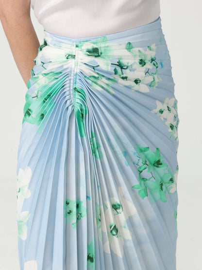 Pinko Skirt Woman Gnawed Blue