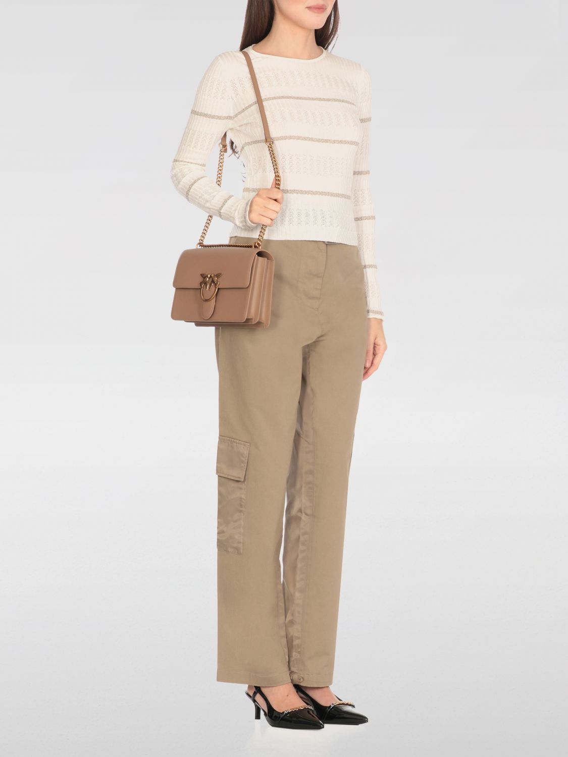 Pinko Pants Woman Grey
