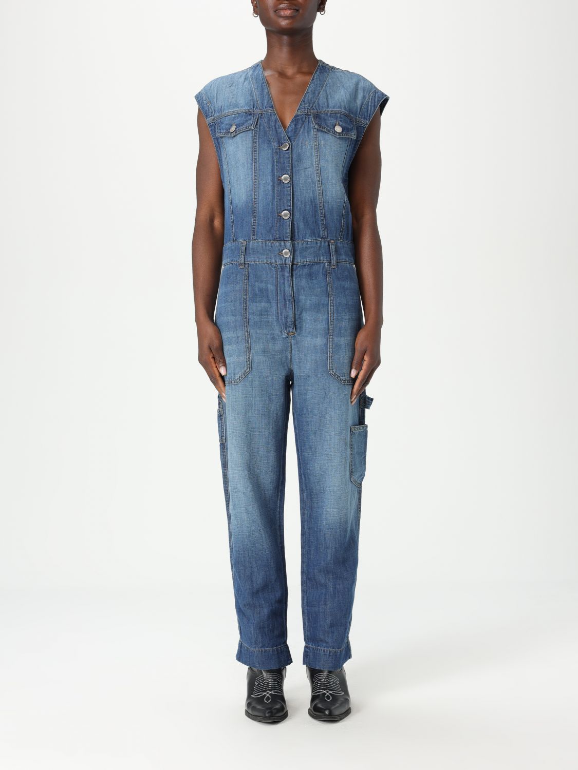 Pinko Jumpsuits Woman Denim