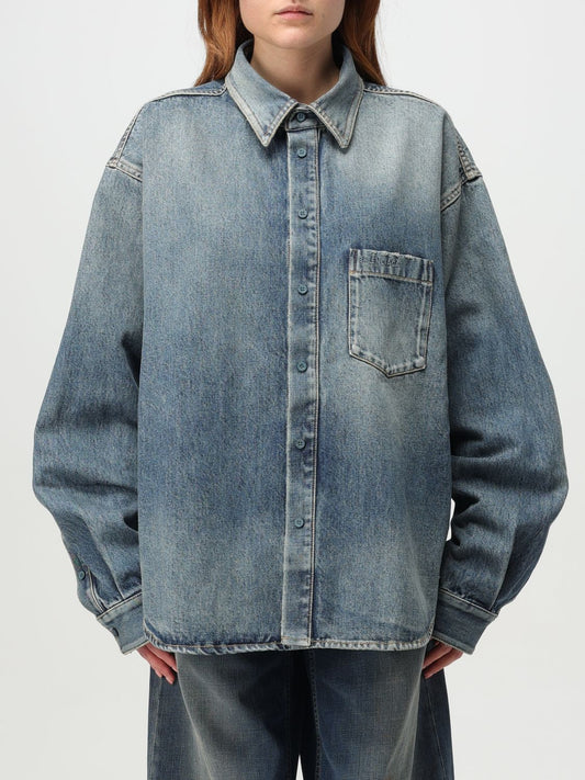 Balenciaga Shirt Woman Blue