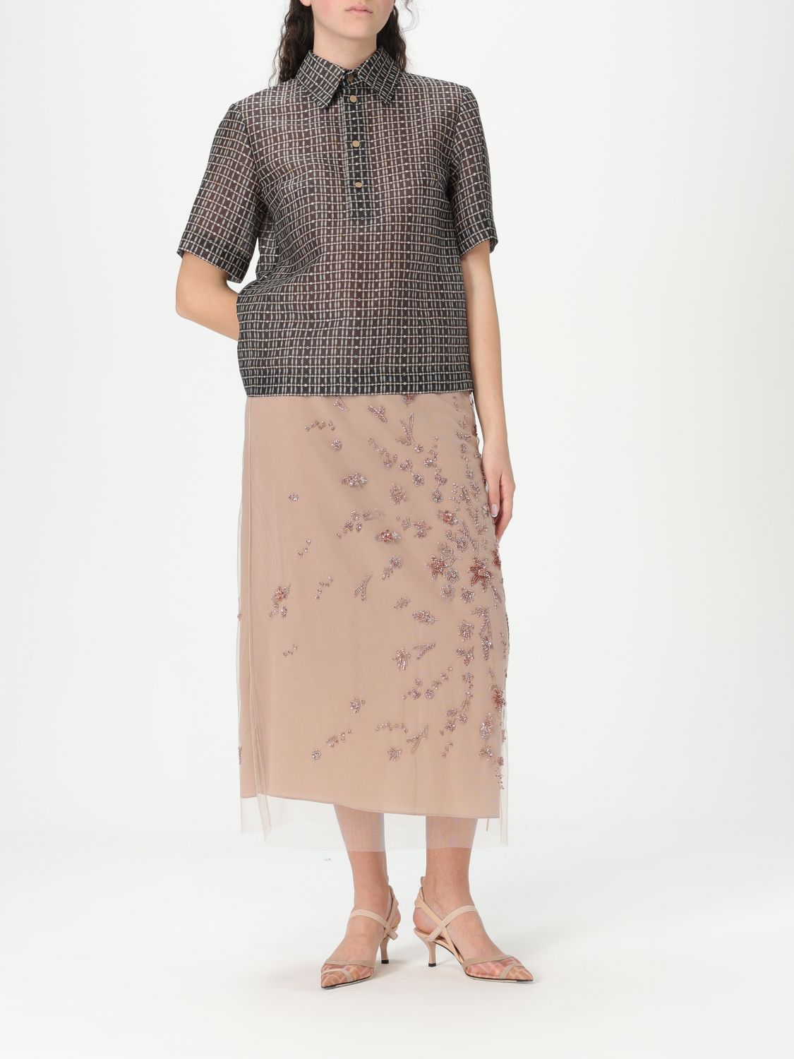 Fendi Skirt Woman Natural