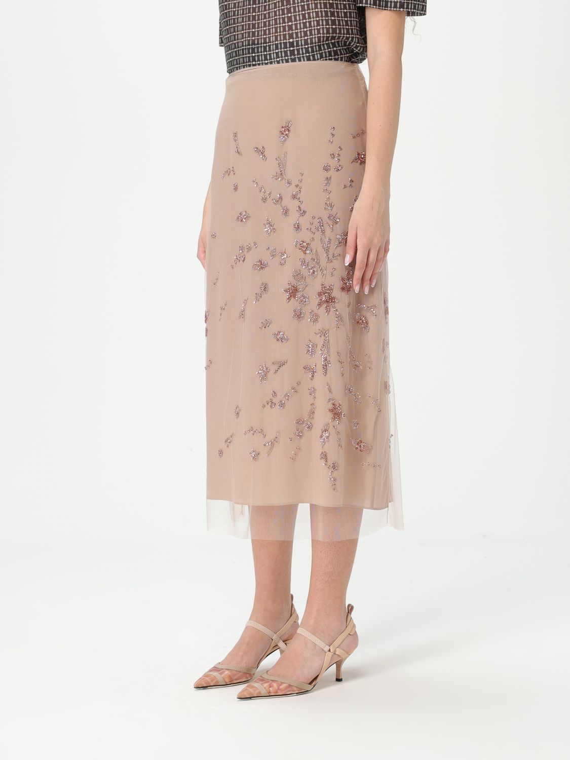 Fendi Skirt Woman Natural