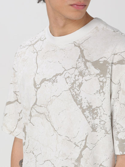 Boss T Shirt Men Sand