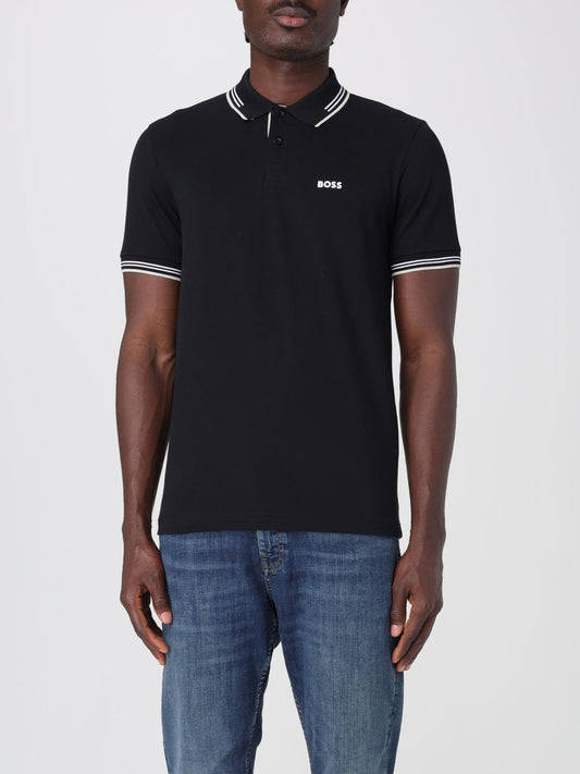Boss Polo Shirt Men Black