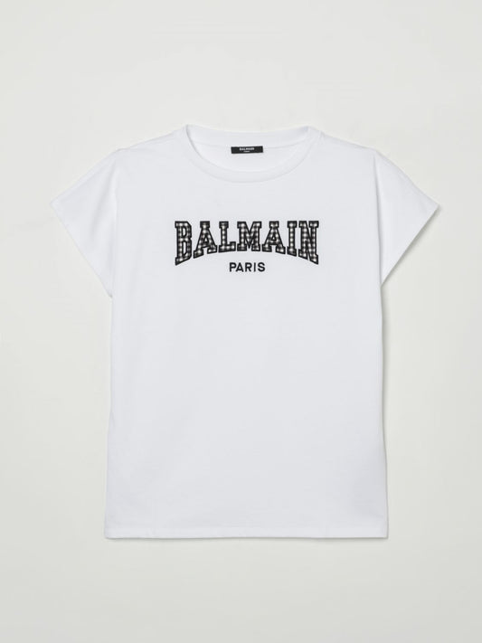 Balmain T Shirt Kids White