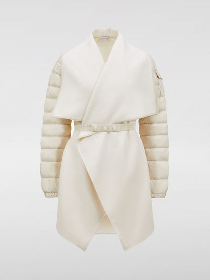Moncler Coat Woman Blue