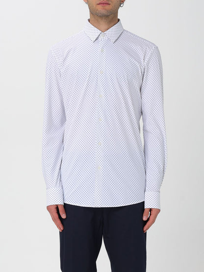 Boss Shirt Men Gnawed Blue