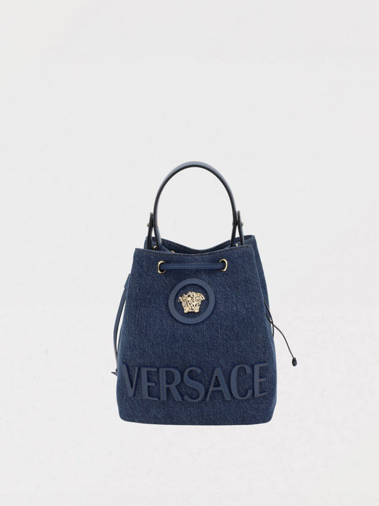 Versace Handbag Woman Navy