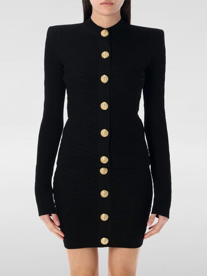 Balmain Cardigan Woman Black