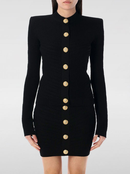 Balmain Cardigan Woman Black