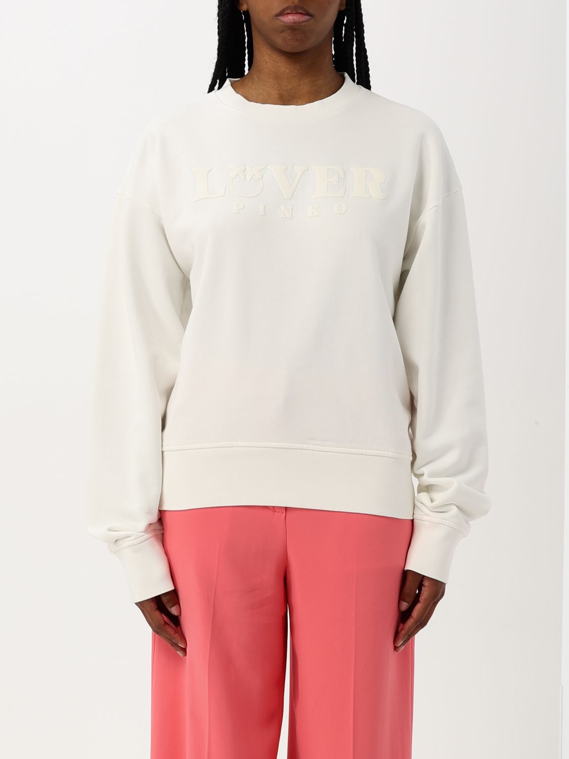 Pinko Sweatshirt Woman White