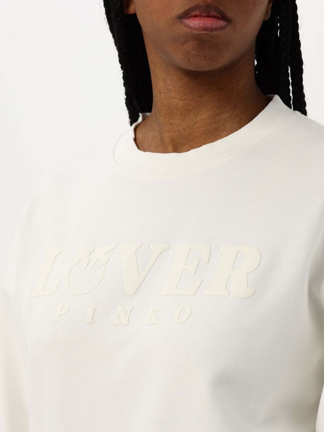 Pinko Sweatshirt Woman White