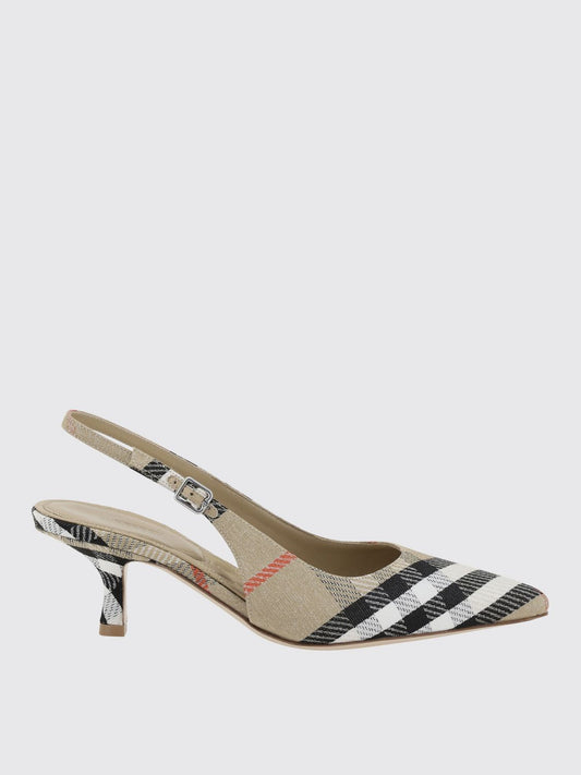 Burberry High Heel Shoes Woman Beige
