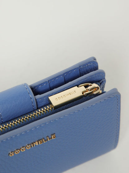 Coccinelle Wallet Woman Gnawed Blue