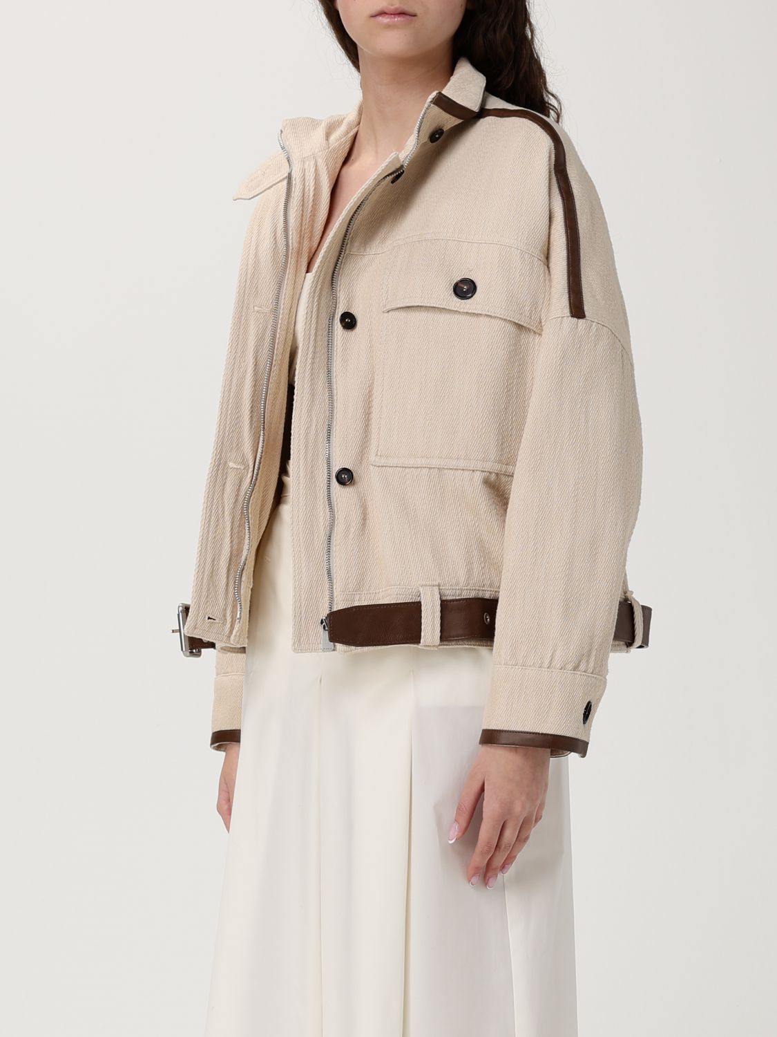 Pinko Jacket Woman Beige