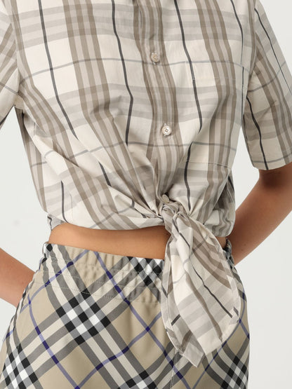 Burberry T Shirt Woman Beige