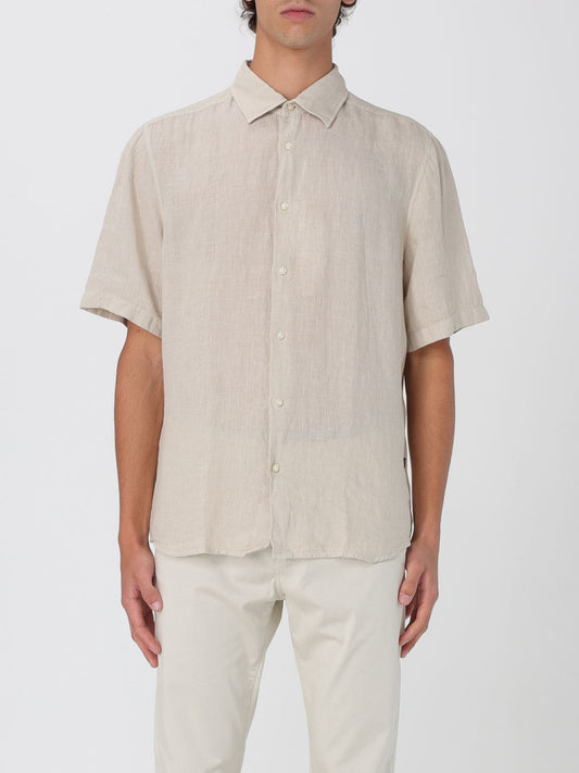 Boss Shirt Men Beige