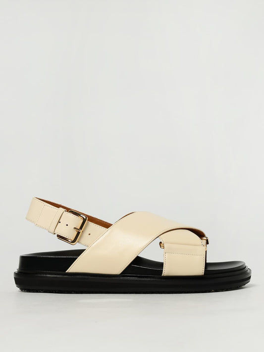 Marni Flat Sandals Woman White