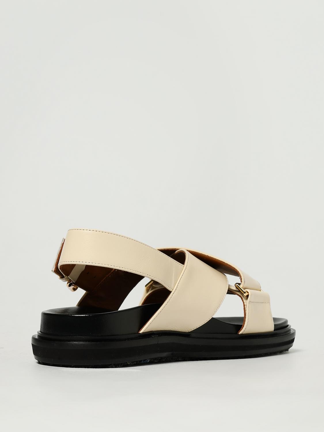 Marni Flat Sandals Woman White