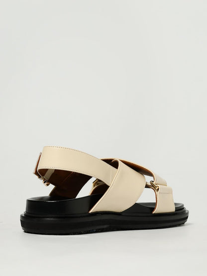 Marni Flat Sandals Woman White