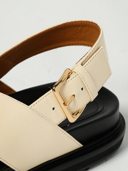 Marni Flat Sandals Woman White