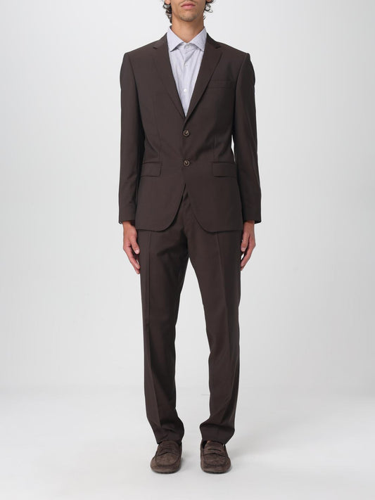 Boss Suit Men Brown