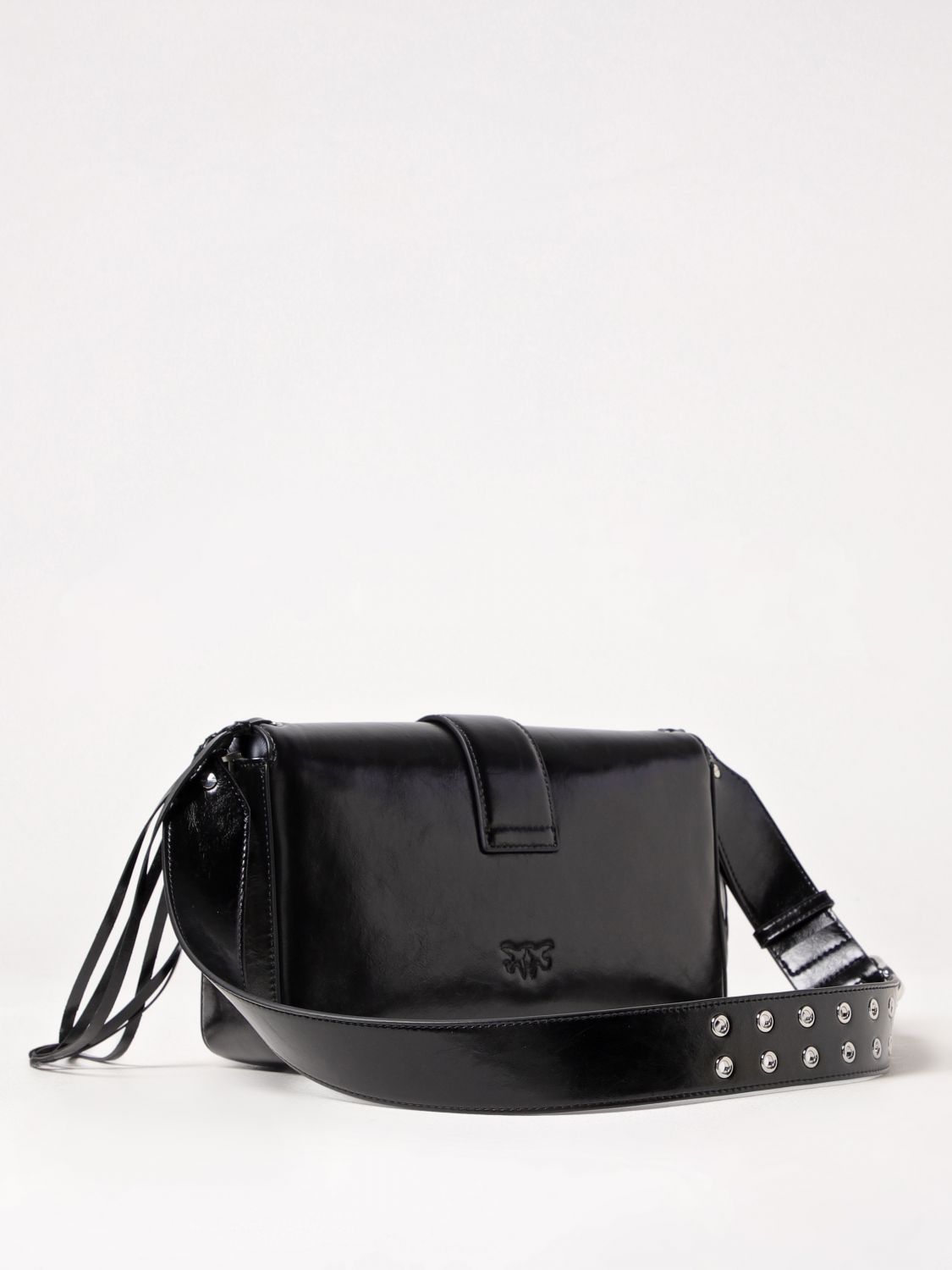 Pinko Crossbody Bags Woman Black