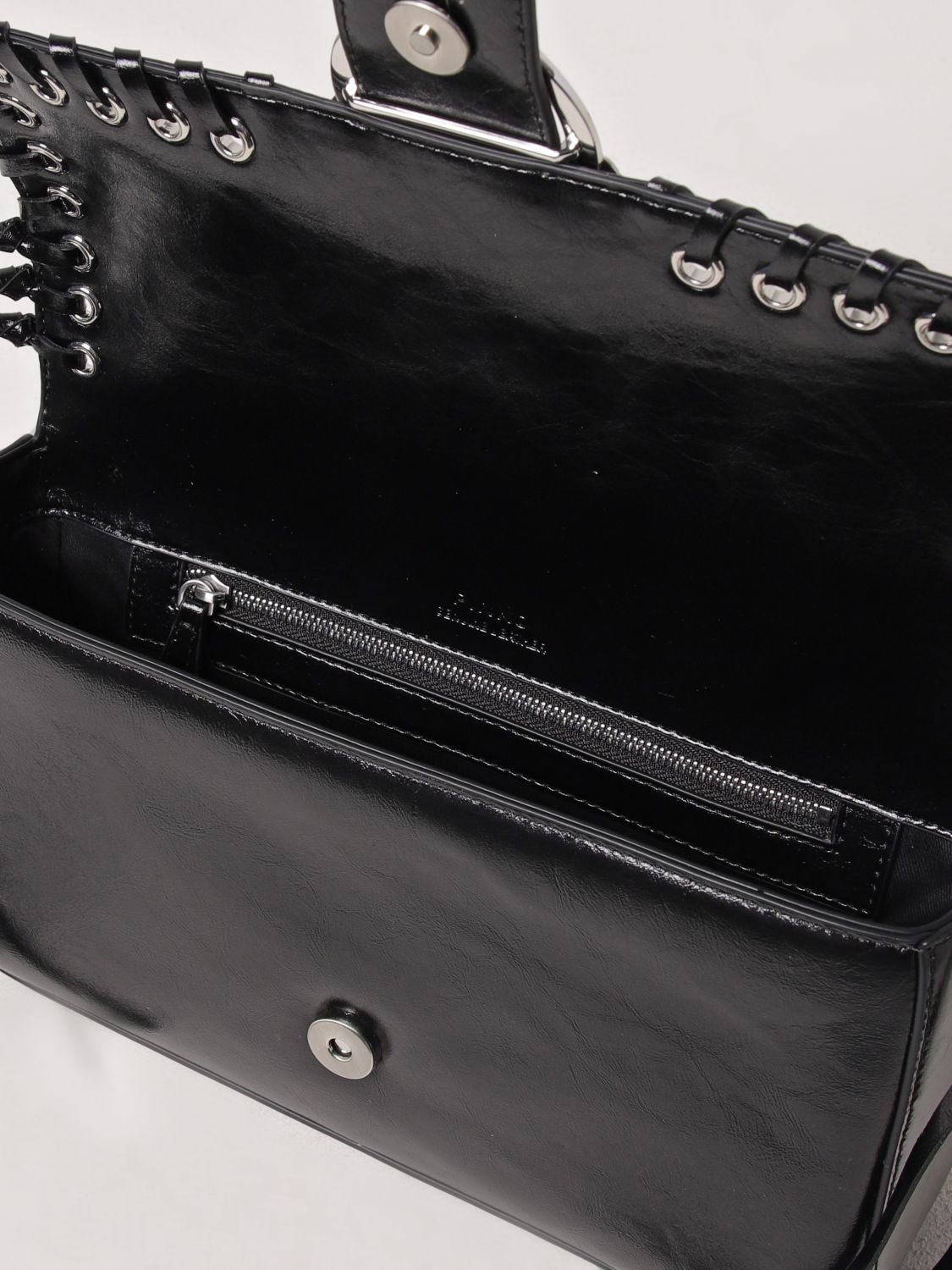 Pinko Crossbody Bags Woman Black