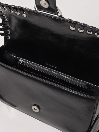 Pinko Crossbody Bags Woman Black