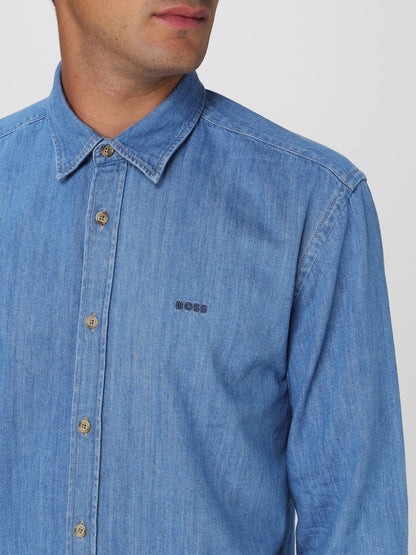 Boss Shirt Men Blue