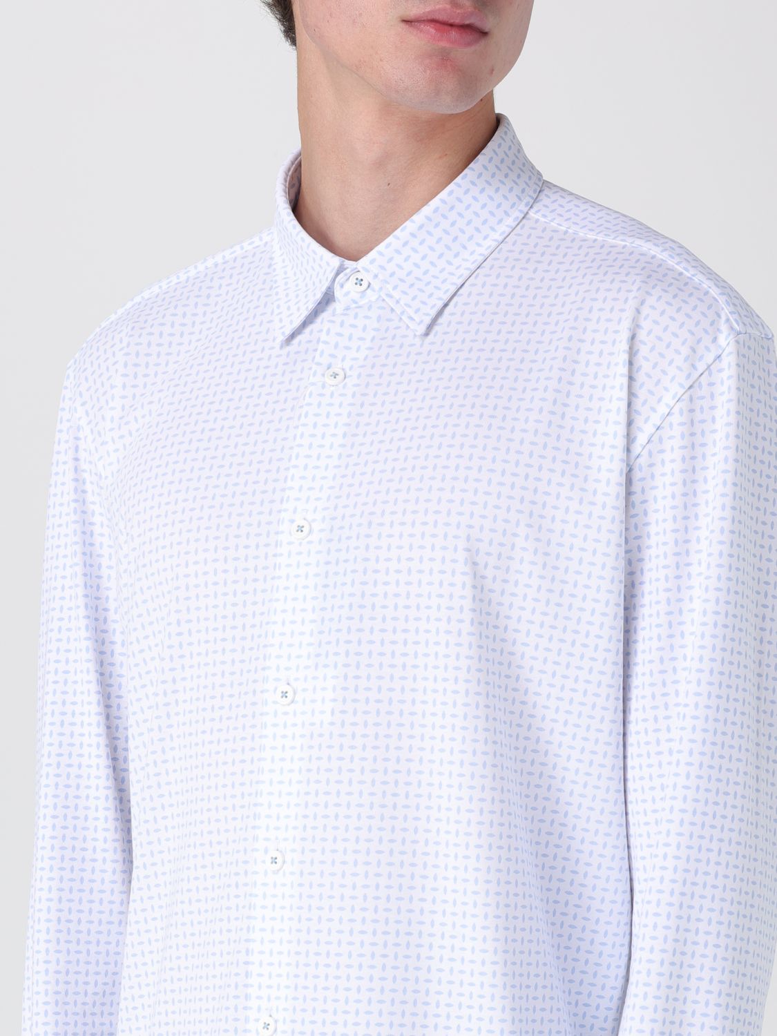 Boss Shirt Men Blue