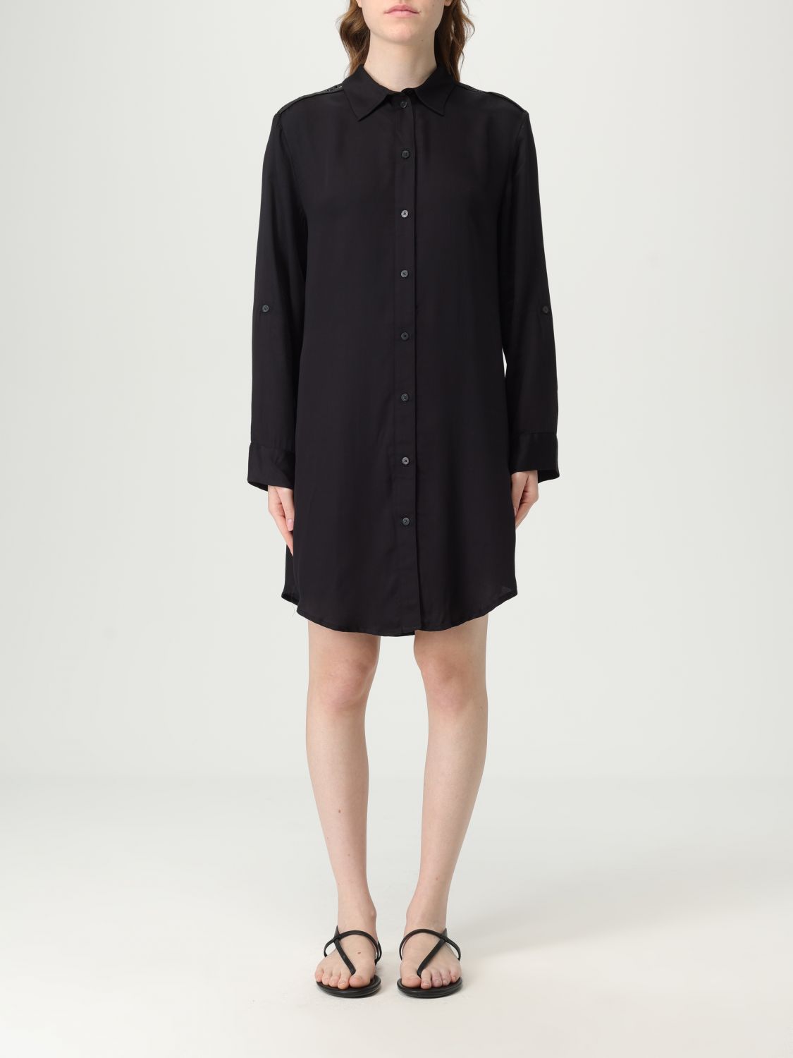 スカート EMPORIO ARMANI Woman Wrap-skirt Black EW000568AF12188 UC001 Emporio Armani Wrap Skirt Woman Black – Modishus