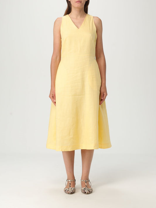 Boss Dress Woman Yellow