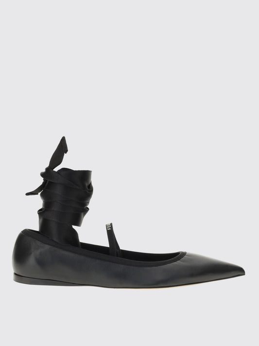 Ferragamo Ballet Flats Woman Black