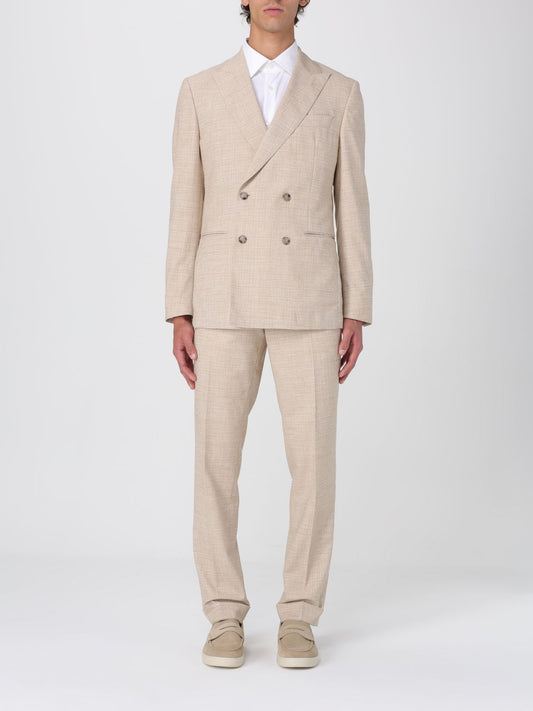 Boss Suit Men Beige